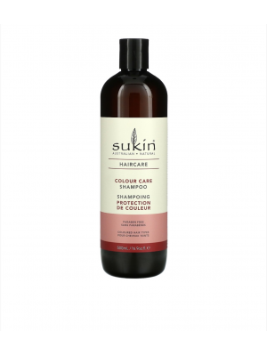 Sukin Colour Care Shampoo, 500 ml. Безсульфатный шампунь  для окрашенных волос с протеином киноа и маслом макадамии.