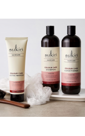 Sukin Colour Care Shampoo, 500 ml. Безсульфатный шампунь  для окрашенных волос с протеином киноа и маслом макадамии.