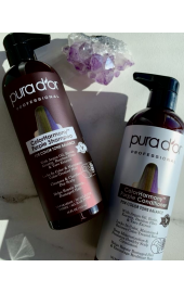 Pura D’or ColorHarmony Purple Shampoo, 473ml. Охлаждающий желтизну шампунь для блондинок. С маслом косточек аргоны и семян грейпфрута.