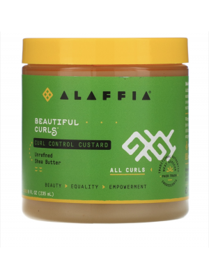 Alaffia Curl Control Custard All Curls Unrefined Shea Butter Кастард увлажняющий 235 ml.